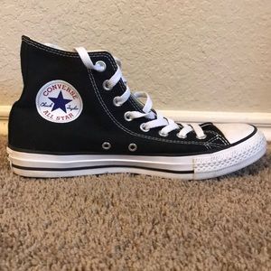 Black High Top Converse All Star Sneakers